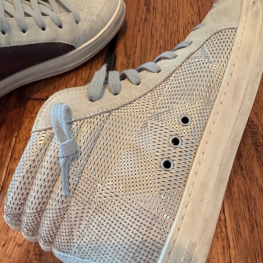P448 Women's Sneakers - Cream & Brown - Picture 8 of 9